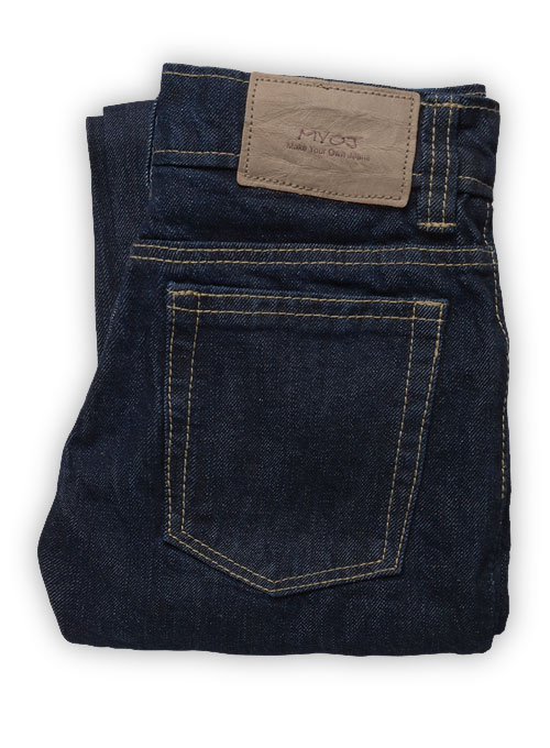 Kids Dark Blue Mid Weight Jeans