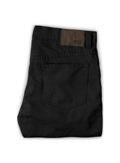 Kids Stretch Summer Black Chino Jeans