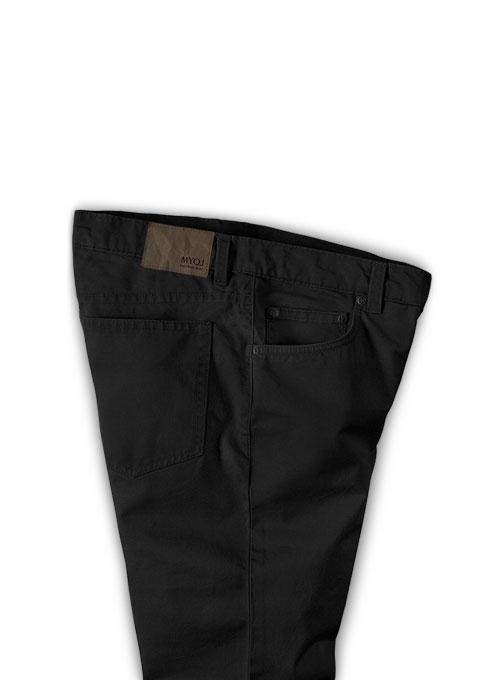 Kids Stretch Summer Black Chino Jeans