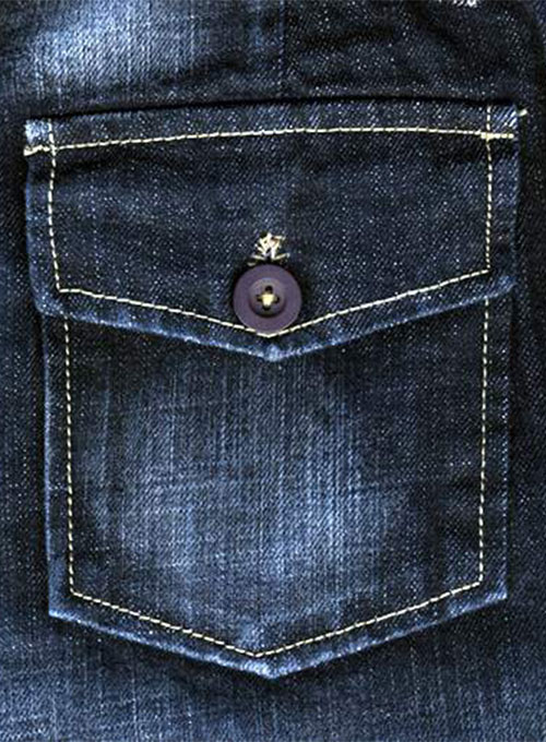 Flap Back Dab Pocket Made To Measure Custom Jeans For Men And Women