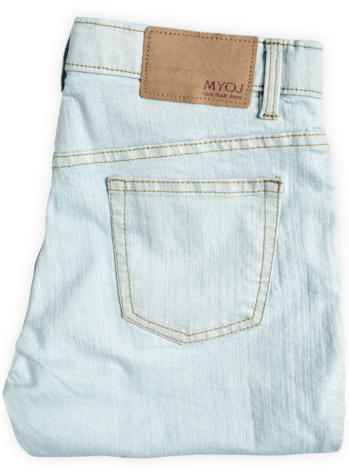 Light Sky Blue Stretch Denim Jeans