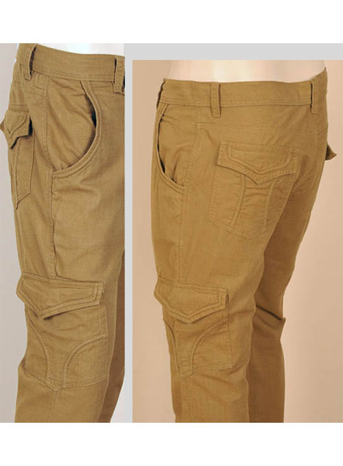 men's linen cargo pants
