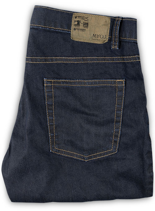 Melange Luxurious Deep Dark Blue Jeans - Denim-X