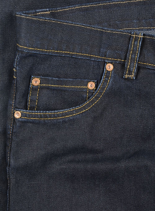 Melange Luxurious Deep Dark Blue Jeans - Denim-X : Made To Measure ...