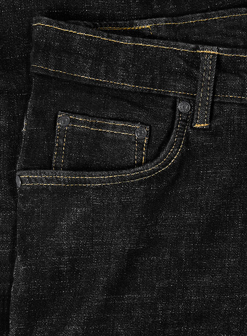 Miami Black Hard Wash Stretch Jeans