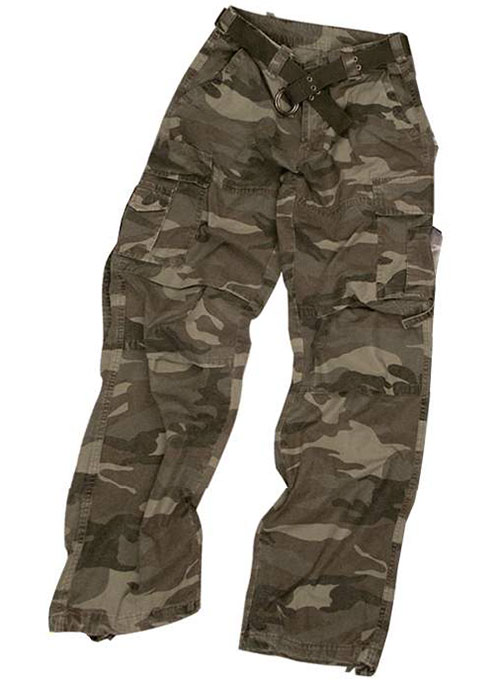 camouflage cargo jeans
