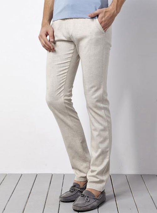 Pure Irish Linen Pants - 6 Colors : MakeYourOwnJeans®: Made To Measure ...