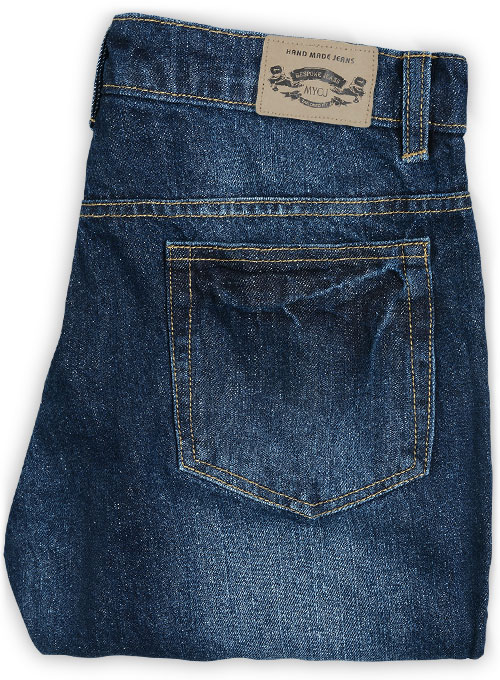 Ranch Blue Indigo Wash Whisker Jeans : Made To Measure Custom Jeans For ...