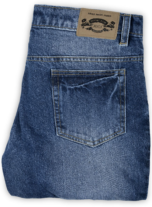 Ranch Blue Stone Wash Whisker Jeans