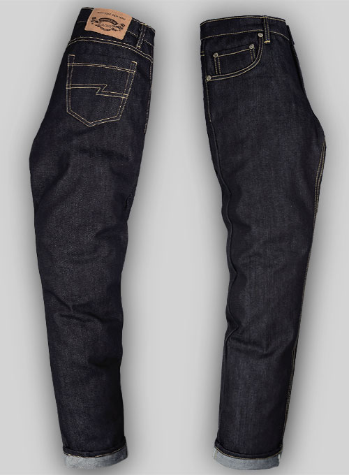 raw denim jeans