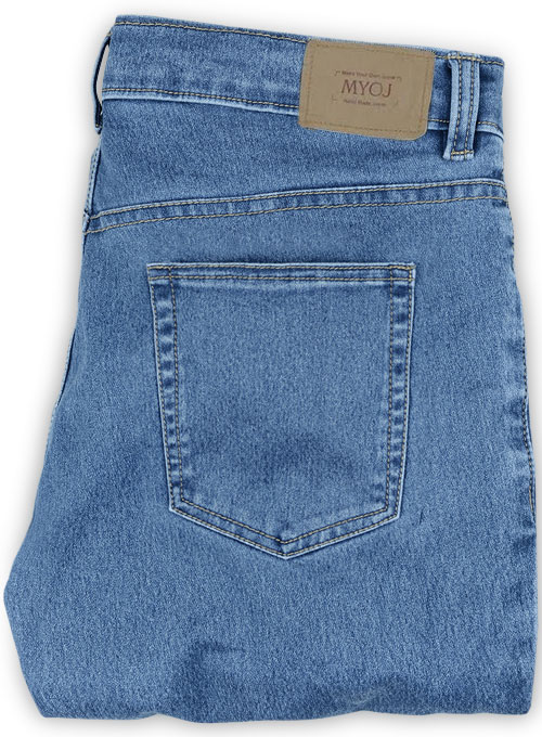 Second Skin Stretch Jeans - Light Blue