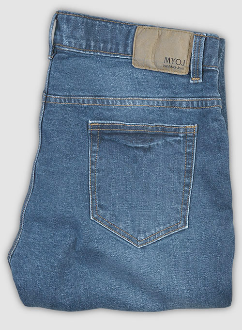 Slight Stretch Stone Wash Whisker Jeans