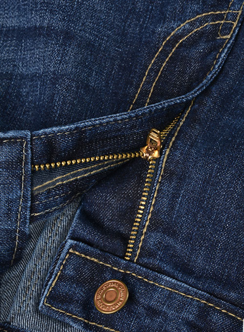 Slight Stretch Indigo Wash Whisker Jeans : Made To Measure Custom Jeans ...