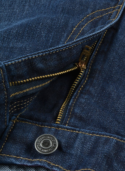 Thunder Blue Indigo Wash Whisker Jeans