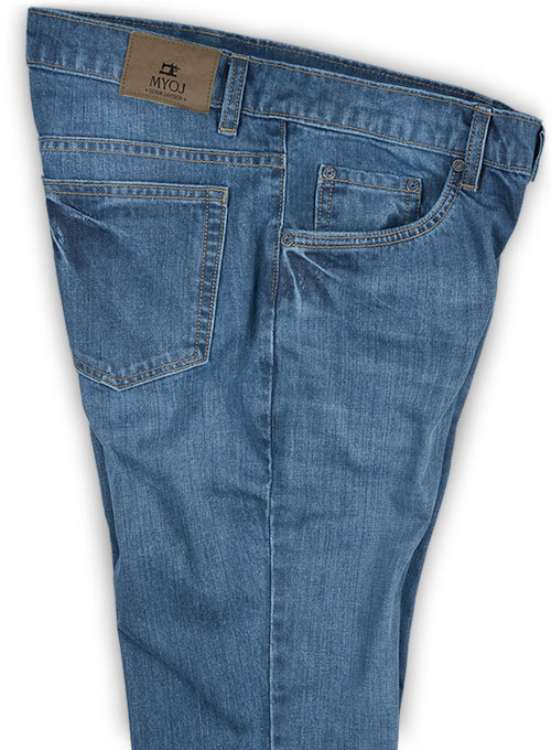 Thunder Blue Stone Wash Whisker Jeans