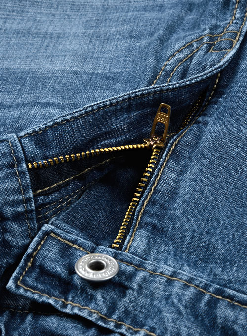 Travellers Blue Stone Wash Whisker Jeans : Made To Measure Custom Jeans ...