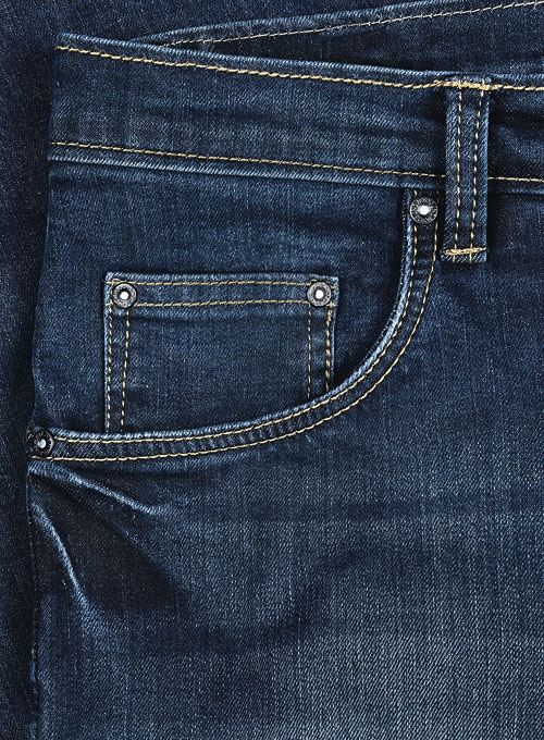 Victor Blue Indigo Wash Whisker Stretch Jeans