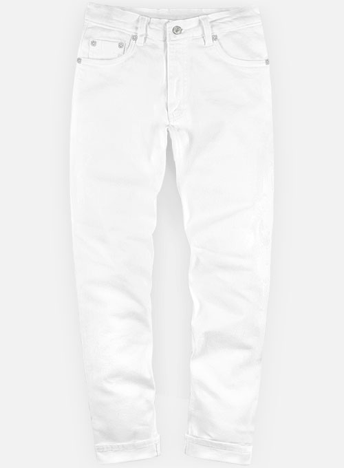 white on jeans