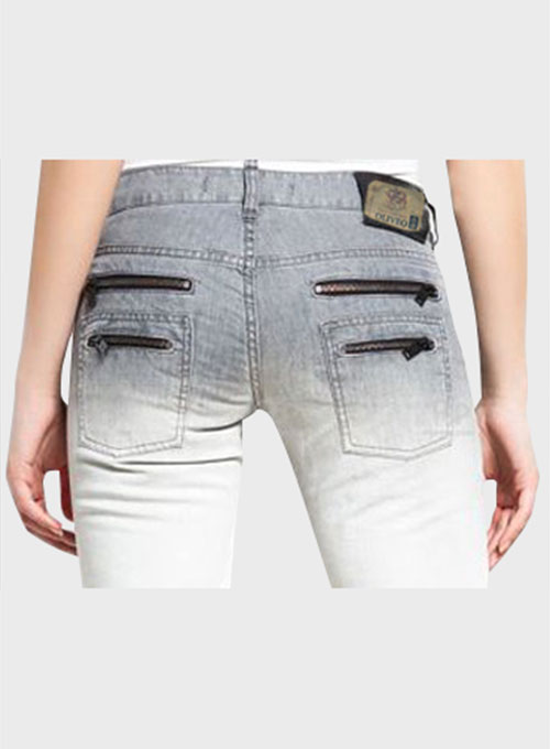 jeans with zipper back