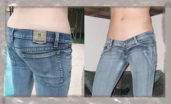 extra low waist jeans