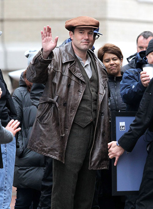 Ben Affleck Live By Night Leather Trench Coat