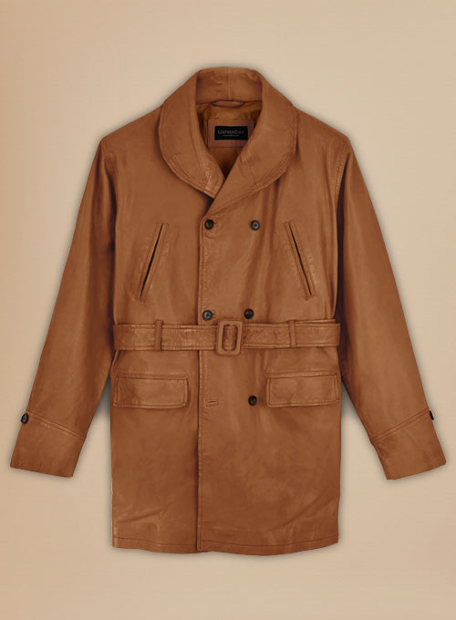 Brad Pitt Legends of the Fall Leather Trench Coat