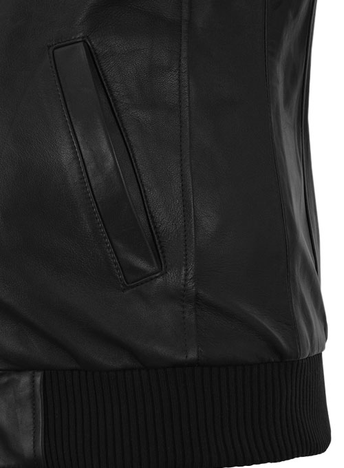 Classic Bomber Leather Jacket