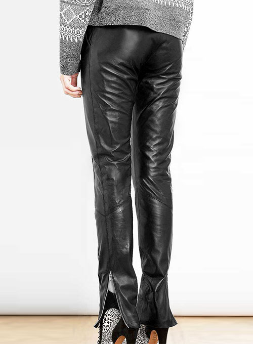 front leather pants