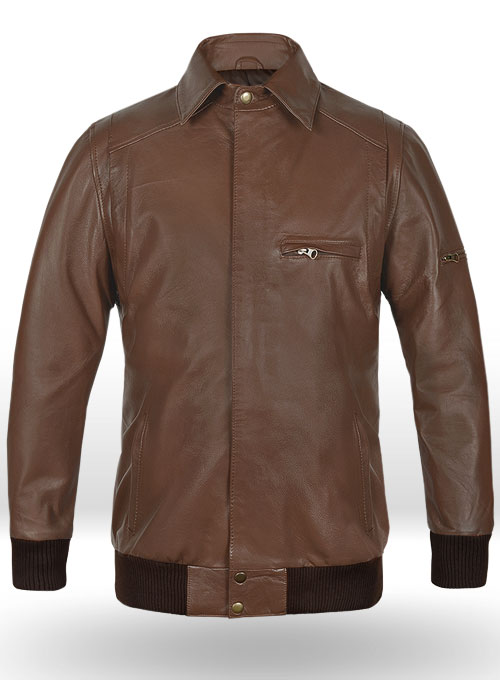 Hunter Bomber Leather Jacket