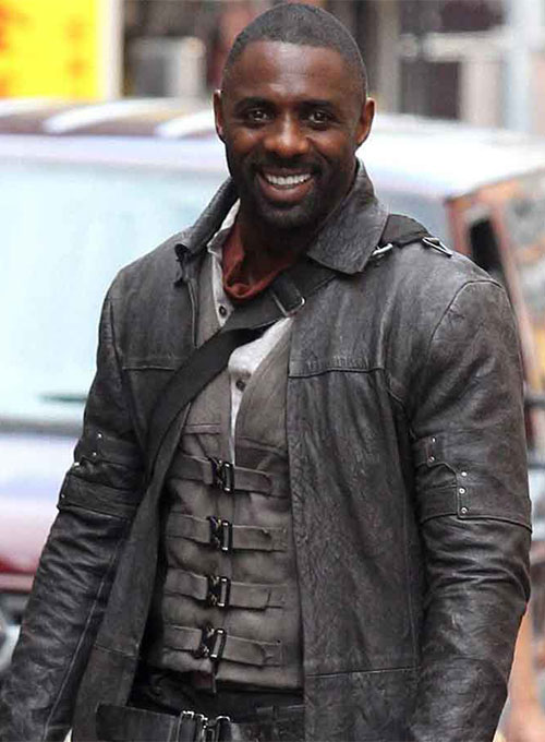 Idris Elba The Dark Tower Leather Long Coat