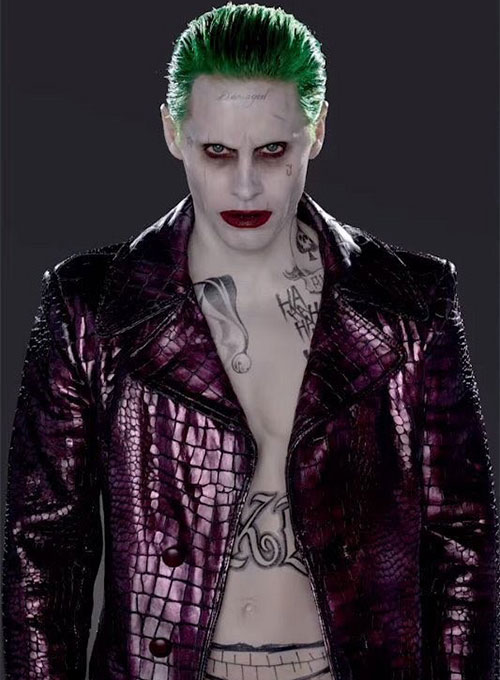 Jared Leto Suicide Squad Leather Long Coat