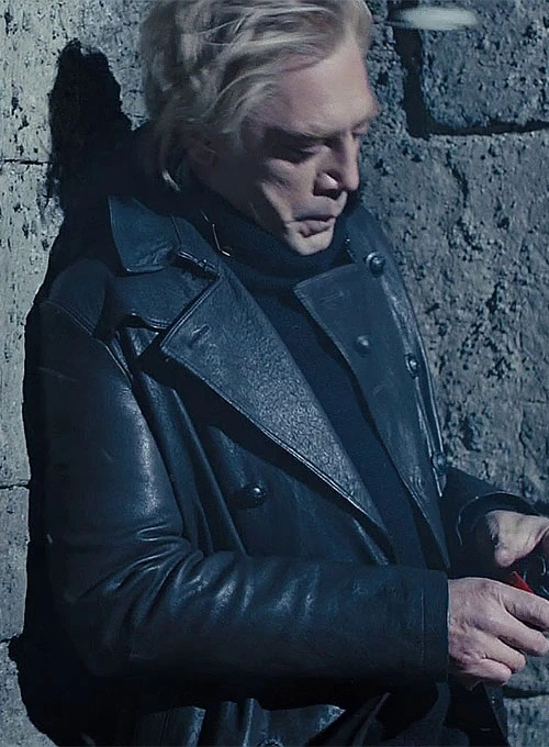 Javier Bardem Skyfall Leather Trench Coat