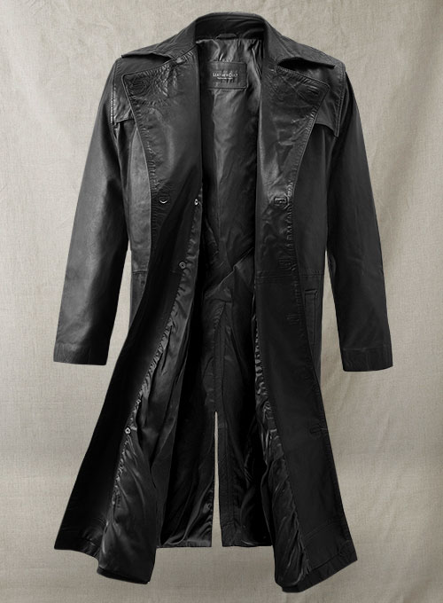 Javier Bardem Skyfall Leather Trench Coat