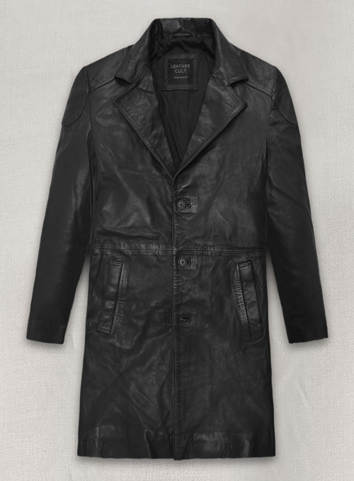 Karl Urban The Boys Leather Long Coat