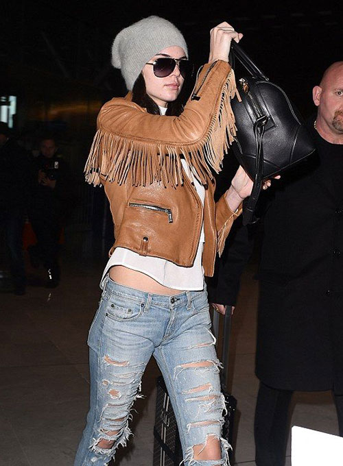 Kendall Jenner Leather Jacket #3