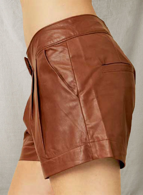 Leather Cargo Shorts Style # 360