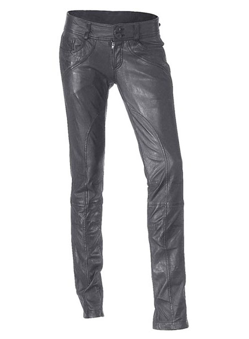 leather biker jeans