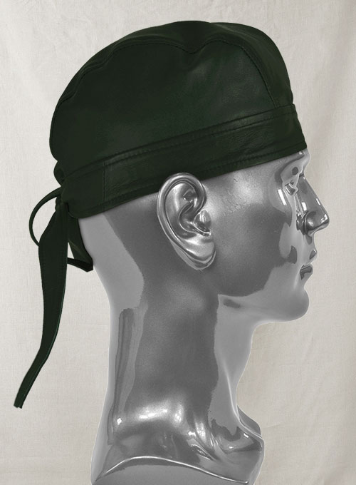 Leather Bandana Cap