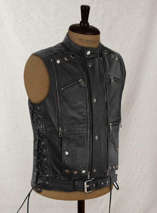 Leather Biker Vest # 333 : MakeYourOwnJeans®: Made To Measure Custom ...