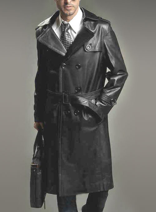 Leather Long Coat 205 Made To Measure Custom