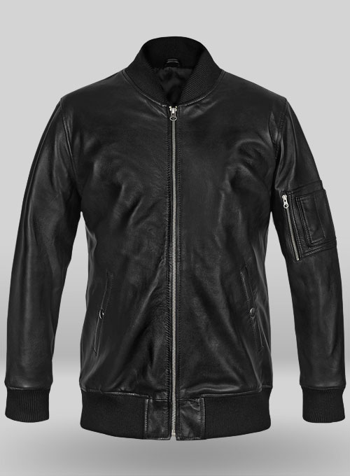 MA-1 Bomber Leather Jacket