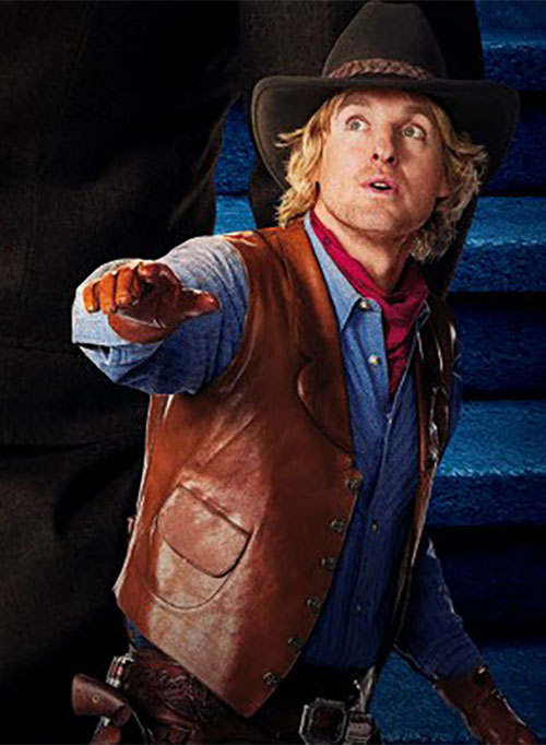 Owen Wilson Night At The Museum Leather Vest