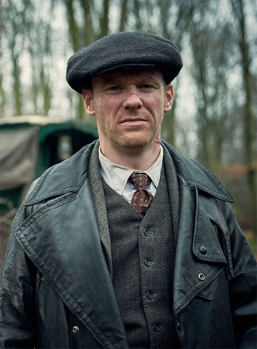 Brian Gleeson Peaky Blinders Leather Long Coat