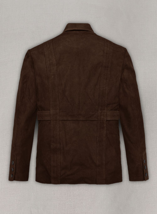 Safari Dune Suede Leather Blazer