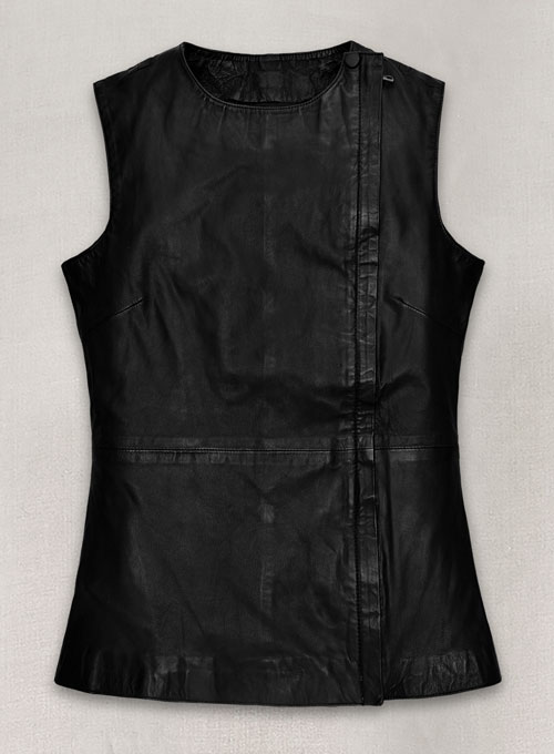 Soft Rich Black Washed and Wax Leather Top Style # 64