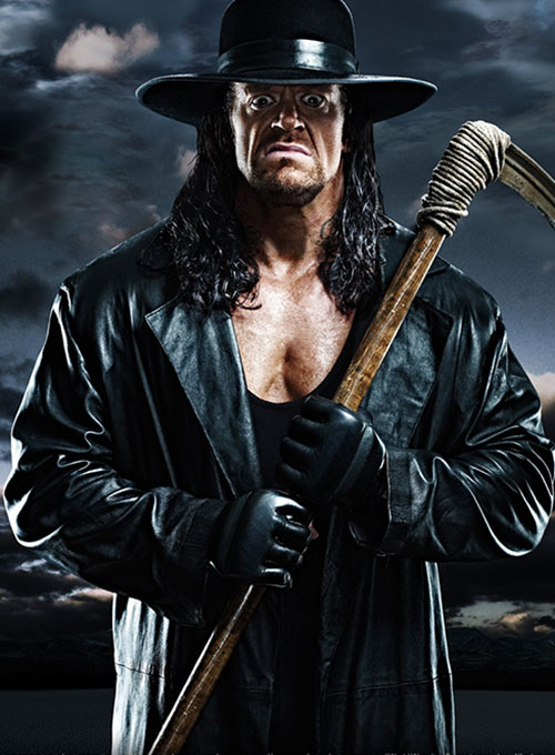 The Undertaker Leather Long Coat