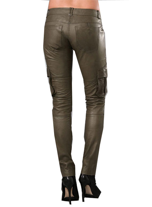 Leather Trooper Cargo Pants