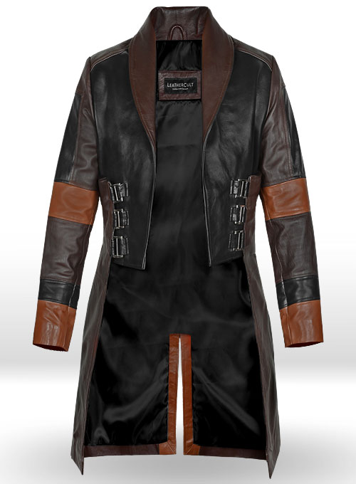 Zoe Saldana Guardians of the Galaxy Vol 2 Leather Coat