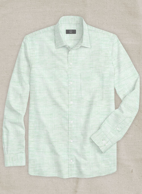 Dublin Mint Green Linen Shirt