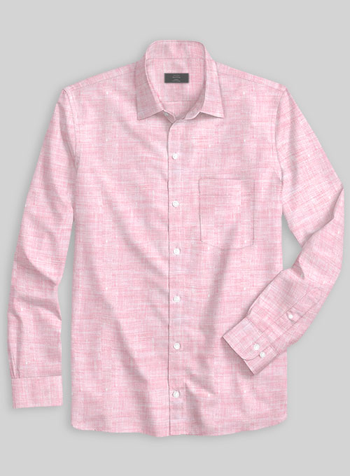 Dublin Pink Linen Shirt